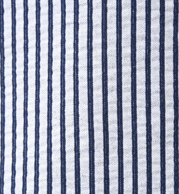 NOLLEY'S goodman「《ビジカジ対応》ハイゲージサッカーストライプ ワンピースカラーポロ ビズポロ 25SS」|ポロシャツ|