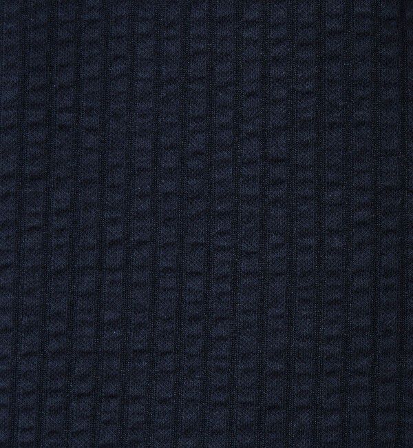 NOLLEY'S goodman「《ビジカジ対応》ハイゲージサッカーストライプ ワンピースカラーポロ ビズポロ 25SS」|ポロシャツ|