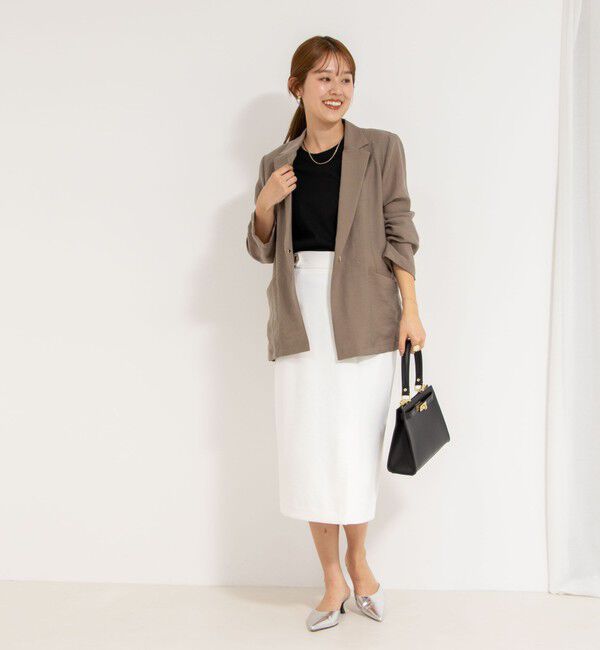 NOLLEY'S sophi「ウォッシャブルシアーシルクライトジャケット」|テーラードジャケット|