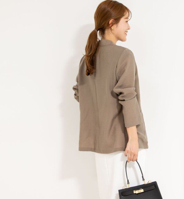 NOLLEY'S sophi「ウォッシャブルシアーシルクライトジャケット」|テーラードジャケット|