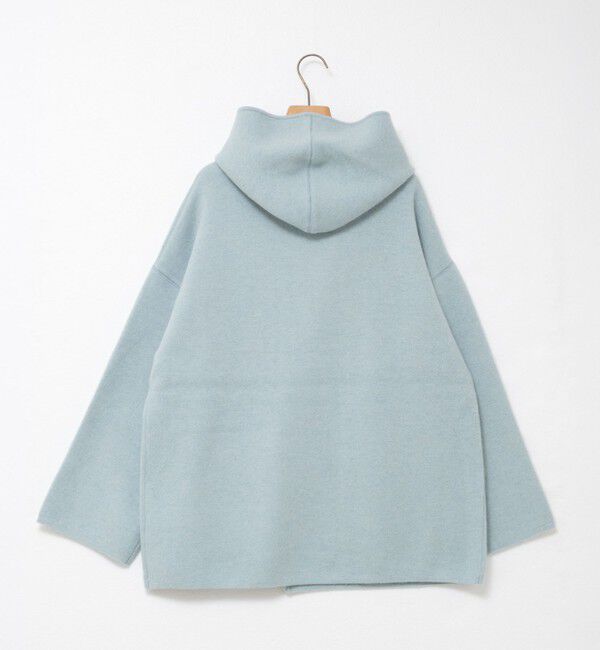 Rie Miller「ハーフ丈フーディー リバー風ニットコート」|その他|