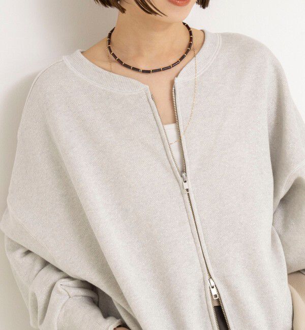 NOLLEY'S「ウォッシャブル2WAYロングジップスウェット」|スウェット・ジャージ|