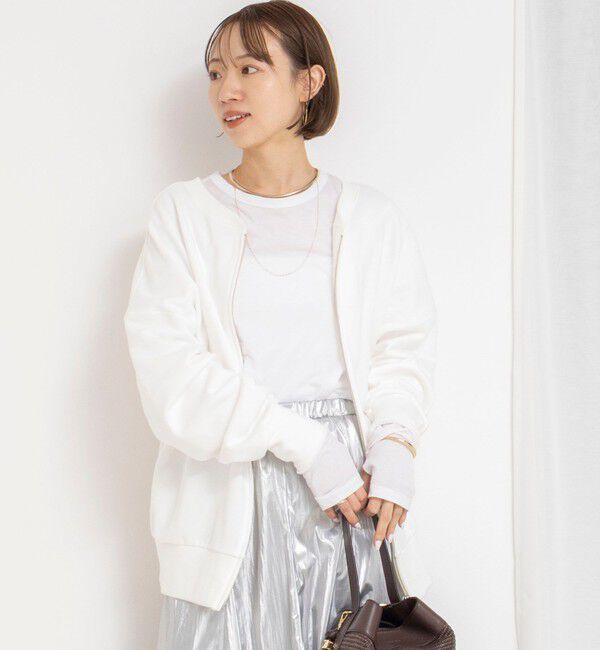 NOLLEY'S「ウォッシャブル2WAYロングジップスウェット」|スウェット・ジャージ|