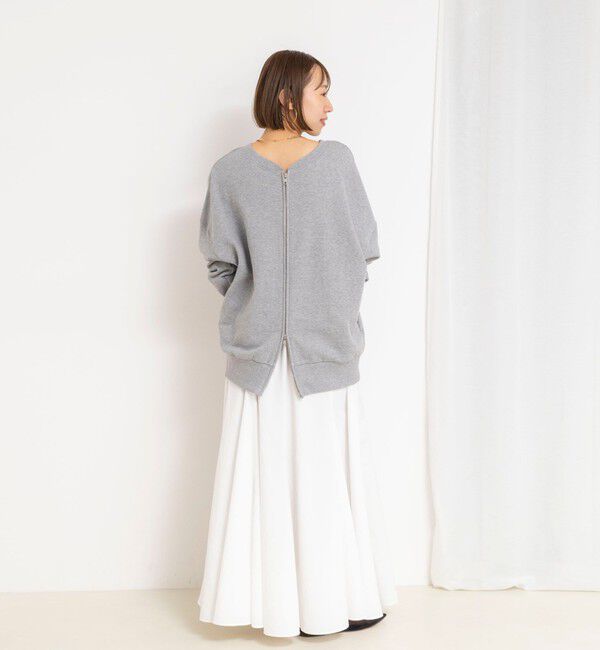 NOLLEY'S「ウォッシャブル2WAYロングジップスウェット」|スウェット・ジャージ|