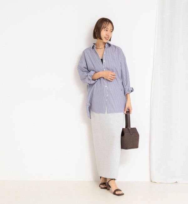 NOLLEY'S「《手洗い可能》《セットアップ対応》スウェットライク2WAYニットスカート」|スカート|