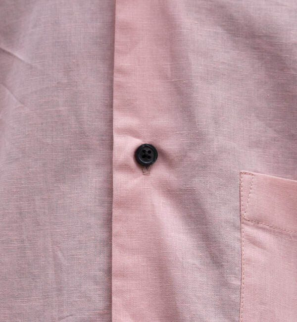 GLOSTER「【GLOSTER/グロスター】コットンリネン 半袖シャツ レギュラーカラー 綿麻」|シャツ・ブラウス|