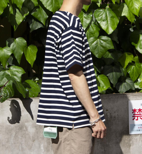 GLOSTER「【GLOSTER/グロスター】バスクシャツ ボーダーTシャツ ショートスリーブ」|Tシャツ・カットソー|