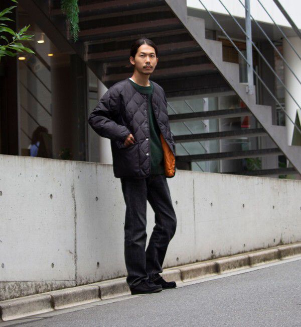 GLOSTER「【TAION/タイオン】GLOSTER別注 ミリタリーライナージャケット ノーカラーMA-1 M65」|ダウン|