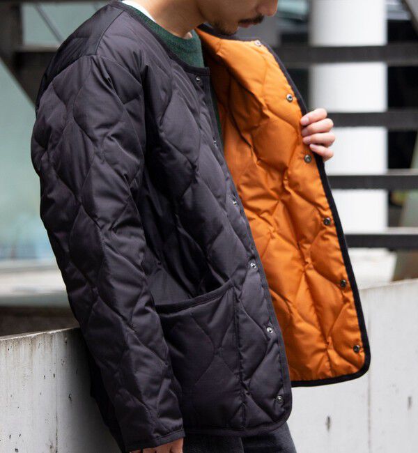 GLOSTER「【TAION/タイオン】GLOSTER別注 ミリタリーライナージャケット ノーカラーMA-1 M65」|ダウン|