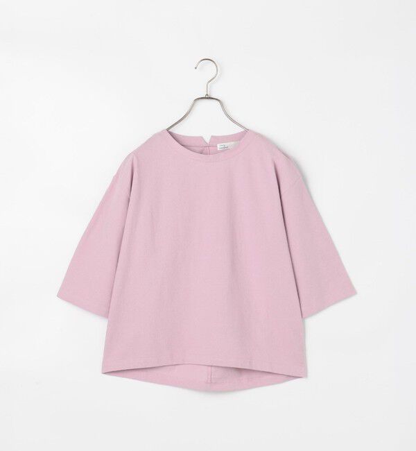 「《別注》麻調カットハーフスリーブTシャツ」|Tシャツ・カットソー|ベビーピンク