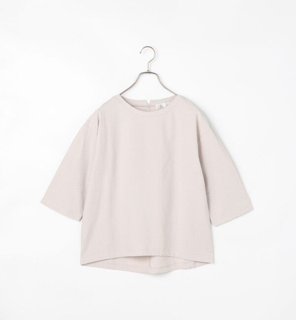  「《別注》麻調カットハーフスリーブTシャツ」|Tシャツ・カットソー|グレイッシュベージュ