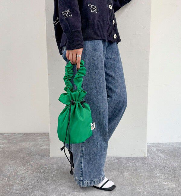 fredy emue「【Drifter/ドリフター】ギャザーハンドル巾着２WAYショルダーバック」|ショルダー・メッセンジャー|