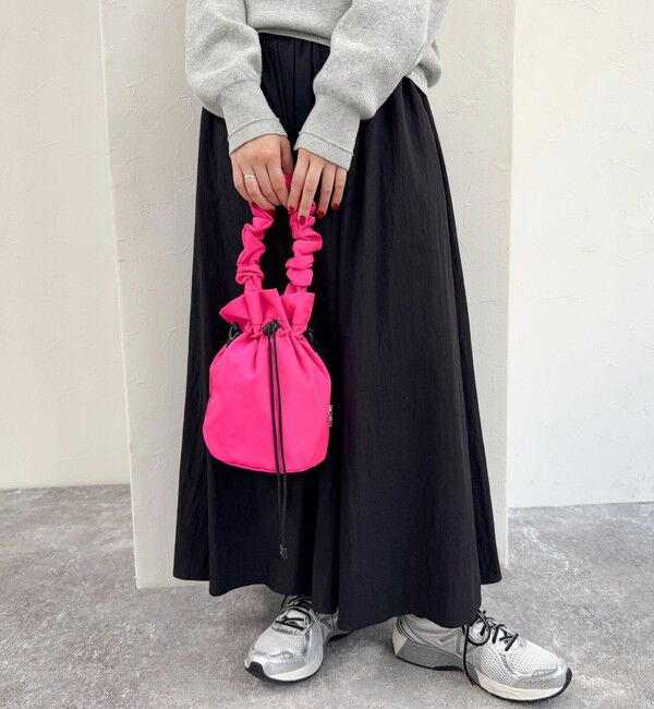 fredy emue「【Drifter/ドリフター】ギャザーハンドル巾着２WAYショルダーバック」|ショルダー・メッセンジャー|