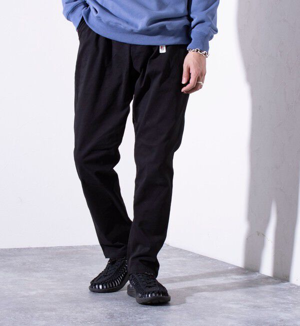 FREDY MAC「【Duckster】FREDYMAC別注 ストレッチツイル 6P アスレチックパンツ」|チノ|ブラック