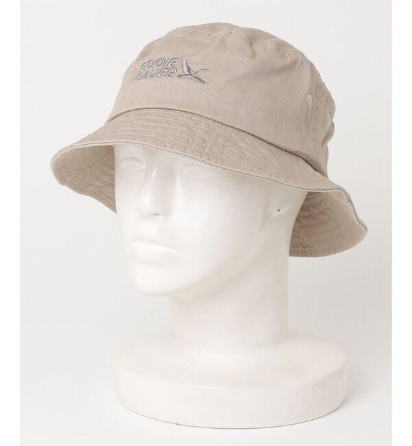GLOSTER「【Eddie Bauer/エディー・バウアー】コットンツイル EB ロゴ ハット」|ハット|
