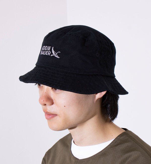 GLOSTER「【Eddie Bauer/エディー・バウアー】コットンツイル EB ロゴ ハット」|ハット|