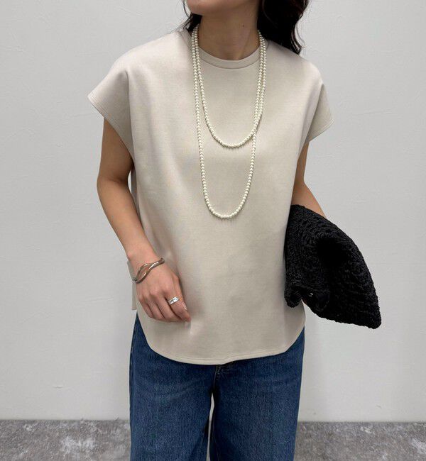fredy emue「ポンチフレンチプルオーバーカットソー」|Tシャツ・カットソー|ベージュ