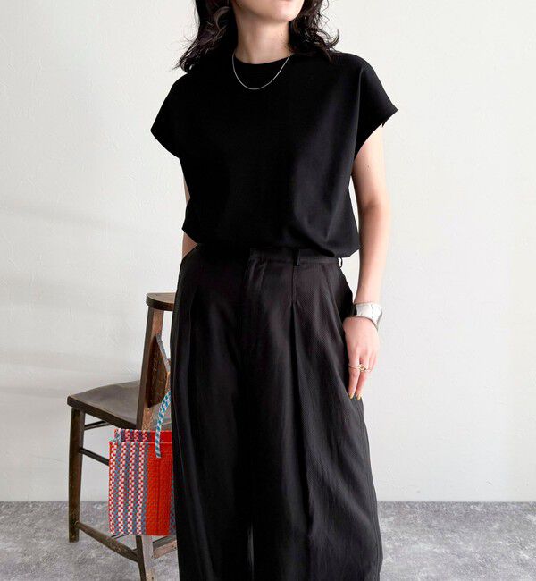 fredy emue「ポンチフレンチプルオーバーカットソー」|Tシャツ・カットソー|