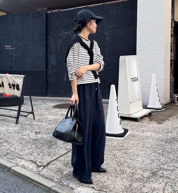 fredy emue「シルキーリネンイージーパンツ」|チノ|