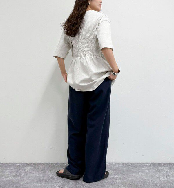 fredy emue「シルキーリネンイージーパンツ」|チノ|