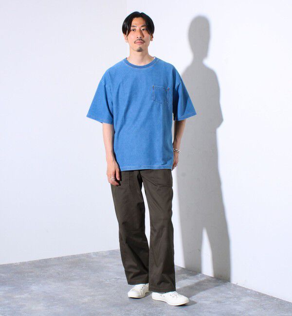 GLOSTER「【GLOSTER/グロスター】カットデニムポケT デニムTシャツ ポケットTシャツ」|Tシャツ・カットソー|