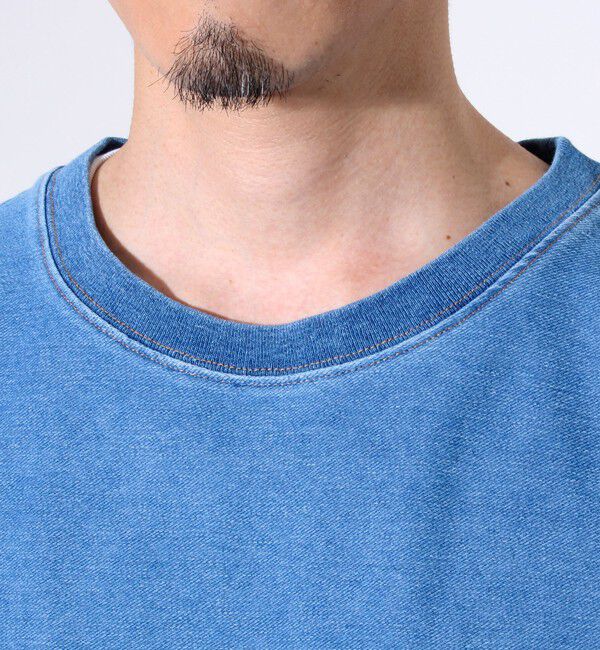 GLOSTER「【GLOSTER/グロスター】カットデニムポケT デニムTシャツ ポケットTシャツ」|Tシャツ・カットソー|