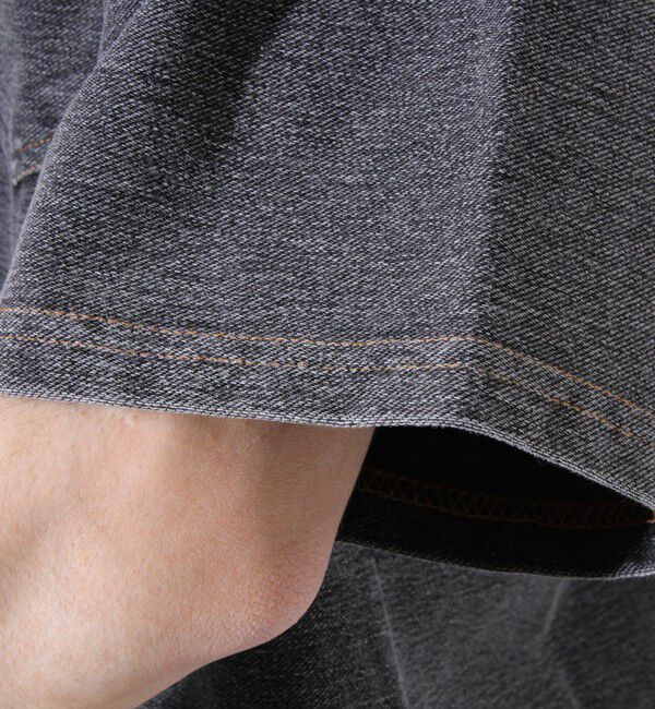 GLOSTER「【GLOSTER/グロスター】カットデニムポケT デニムTシャツ ポケットTシャツ」|Tシャツ・カットソー|