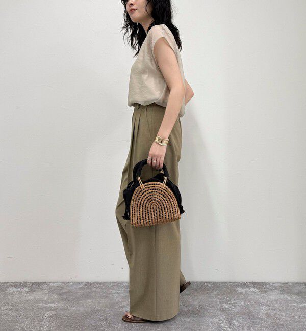 fredy emue「シアーオーガンジーレイヤードノースリーブブラウス」|シャツ・ブラウス|