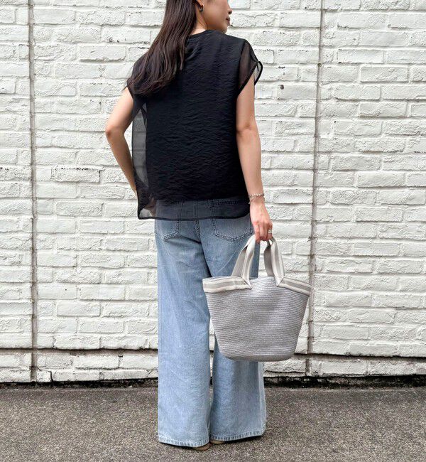 fredy emue「シアーオーガンジーレイヤードノースリーブブラウス」|シャツ・ブラウス|