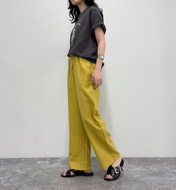 fredy emue「【GEVACO/ゲバコ】コットンリネンイージーパンツ」|チノ|