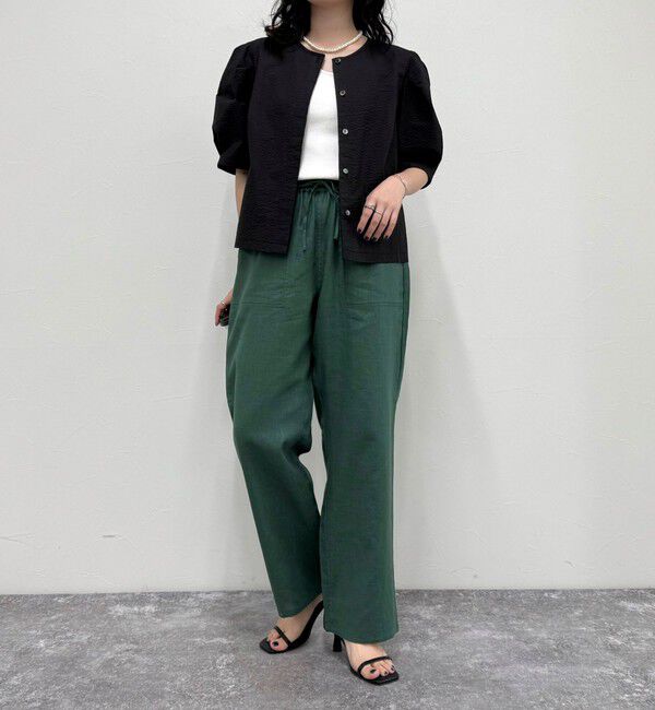 fredy emue「【GEVACO/ゲバコ】コットンリネンイージーパンツ」|チノ|