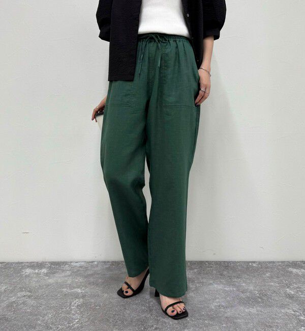 fredy emue「【GEVACO/ゲバコ】コットンリネンイージーパンツ」|チノ|