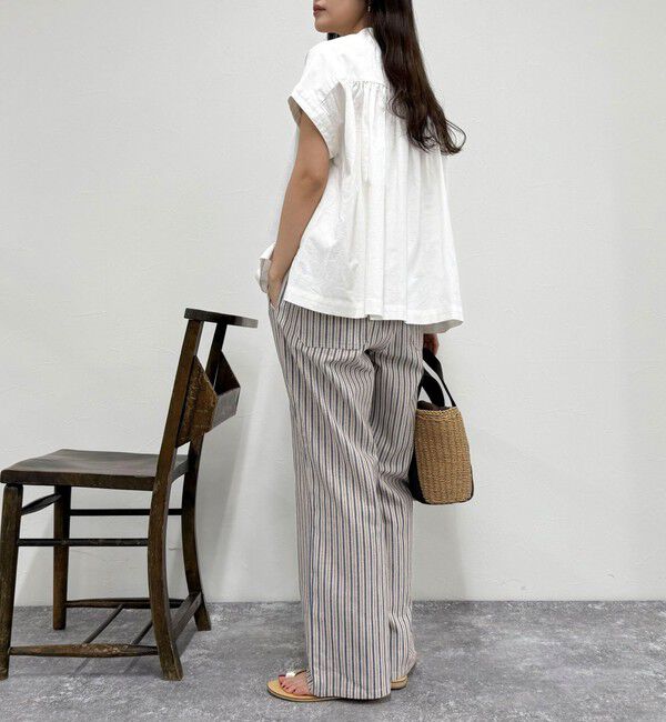 fredy emue「【GEVACO/ゲバコ】コットンリネンイージーパンツ」|チノ|