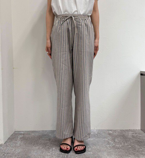 fredy emue「【GEVACO/ゲバコ】コットンリネンイージーパンツ」|チノ|