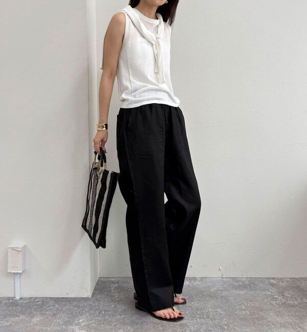 fredy emue「【GEVACO/ゲバコ】コットンリネンイージーパンツ」|チノ|