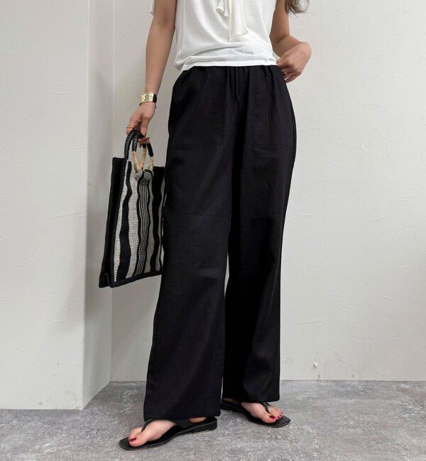 fredy emue「【GEVACO/ゲバコ】コットンリネンイージーパンツ」|チノ|