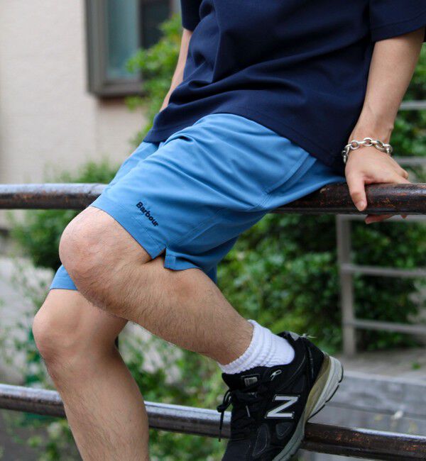 GLOSTER「【BARBOUR/バブアー】staple logo 7 swim short ロゴ スイムショーツ」|その他|サックス