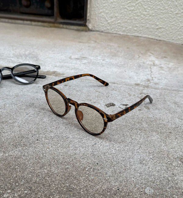 fredy emue「調光レンズセルラウンドサングラス」|サングラス|