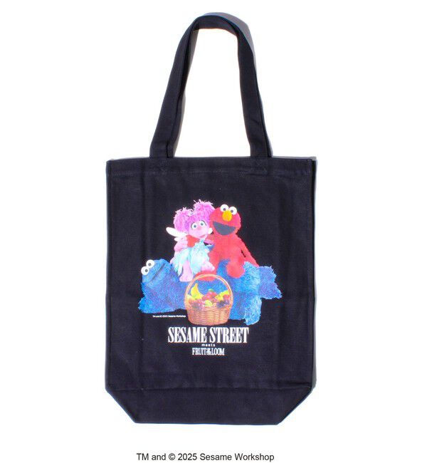 GLOSTER「【SESAME STREET&times;FOTL】Photo Tote Bag E トートバッグ」|トートバッグ|ブラック