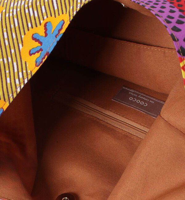 fredy emue「アフリカン柄三角トートバッグ」|トートバッグ|