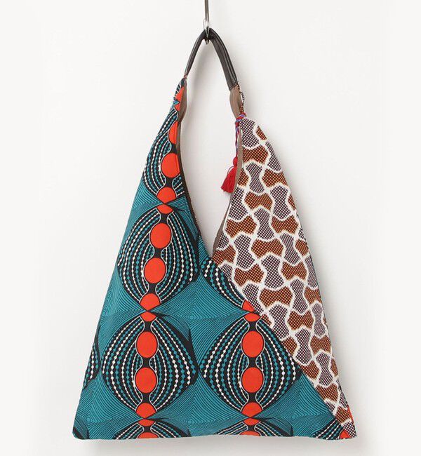 fredy emue「アフリカン柄三角トートバッグ」|トートバッグ|