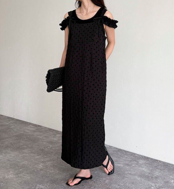 fredy emue「ドット3WAYワンピース」|ワンピース|ブラック系その他