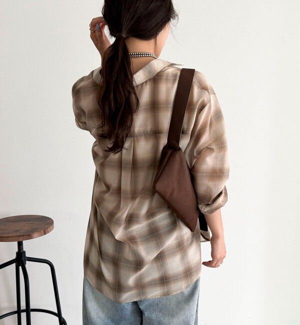 fredy emue「オンブレーチェック柄シャツ」|シャツ・ブラウス|