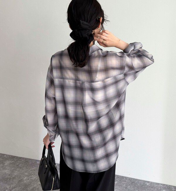 fredy emue「オンブレーチェック柄シャツ」|シャツ・ブラウス|