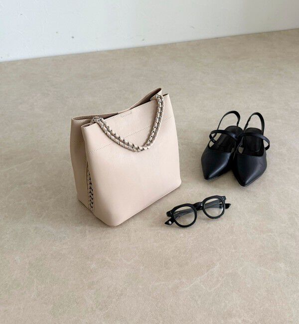 fredy emue「サイドチェーンミニトートバッグ」|ショルダー・メッセンジャー|アイボリー