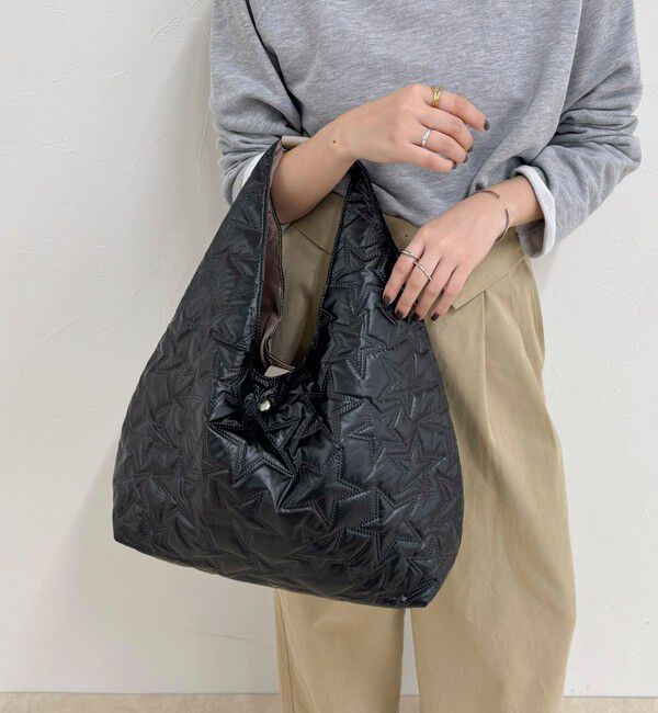 fredy emue「星キルティング三角バッグ」|トートバッグ|