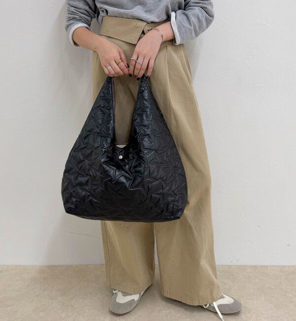 fredy emue「星キルティング三角バッグ」|トートバッグ|