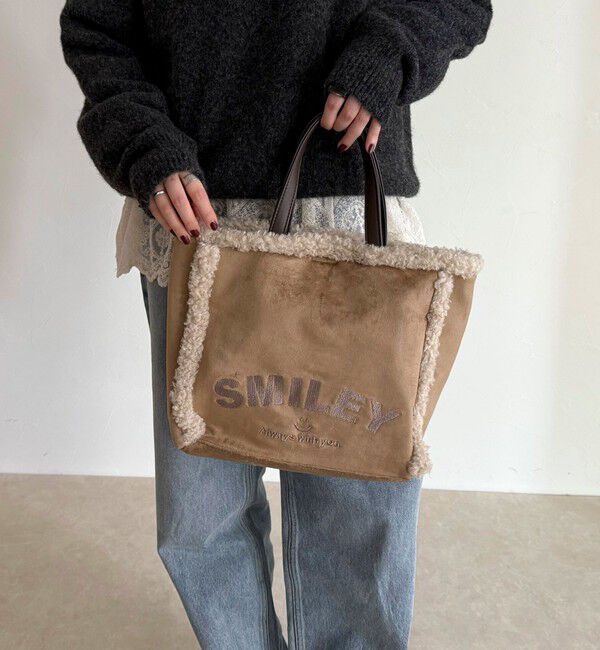 fredy emue「SMILEYエコファームートントートバッグ」|ショルダー・メッセンジャー|