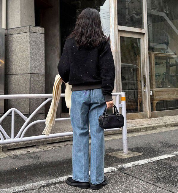 fredy emue「フレアーデニムイージーパンツ」|デニム|