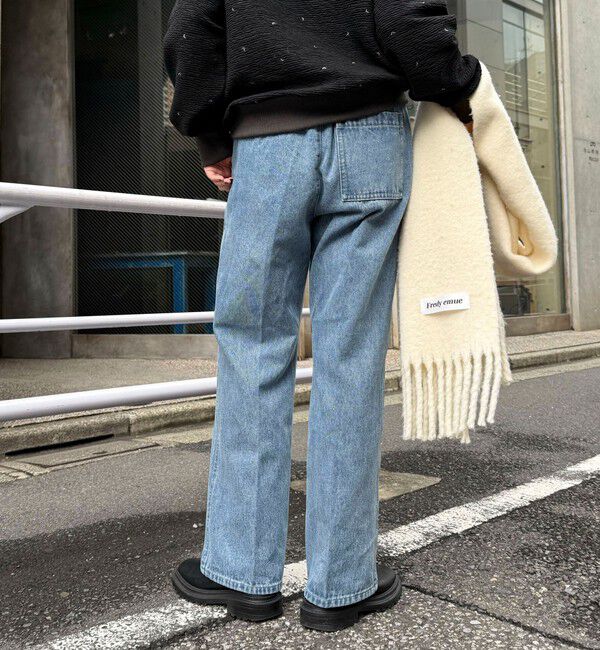 fredy emue「フレアーデニムイージーパンツ」|デニム|